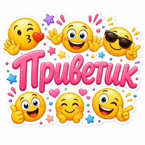 Стикер 14 из набора Словесный беспредел