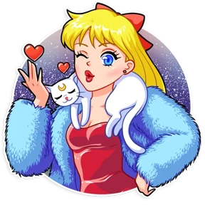 Сейлор Мун — стикер для MAX