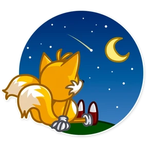 Соник — стикер для MAX