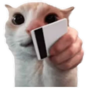 Стикер 46 из набора Goofy cat