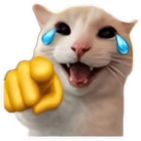 Стикер 47 из набора Goofy cat