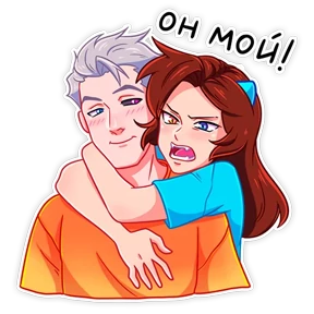 Фаска и Скретч — стикер для MAX