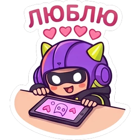 Стикер 1 из набора Скинчек Чеккер