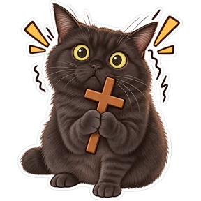 Стикер 21 из набора Котики Федоськи