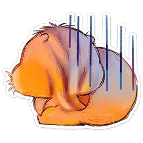 Белка — стикер для MAX