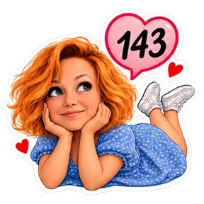 Стикер 50 из набора КУЗЯ