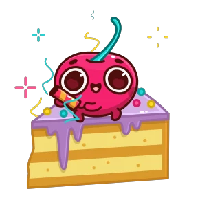 Hot Cherry — стикер для MAX