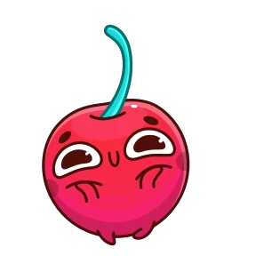 Hot Cherry — стикер для MAX