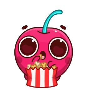 Hot Cherry — стикер для MAX