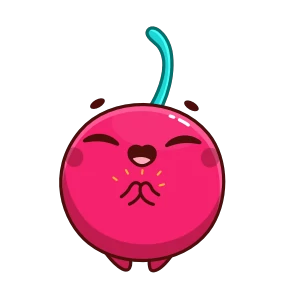 Hot Cherry — стикер для MAX