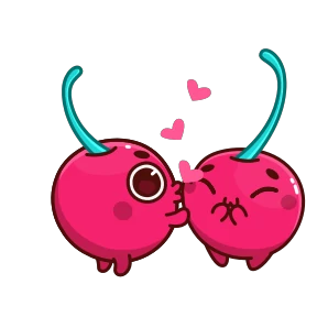 Hot Cherry — стикер для MAX