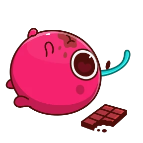 Hot Cherry — стикер для MAX