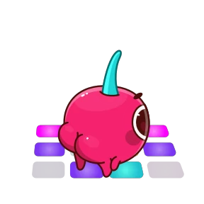 Hot Cherry — стикер для MAX