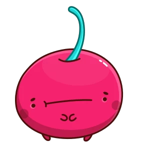 Hot Cherry — стикер для MAX