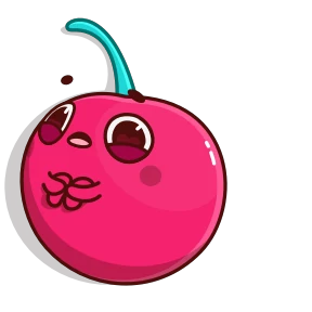 Hot Cherry — стикер для MAX