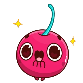 Hot Cherry — стикер для MAX