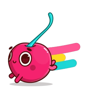 Hot Cherry — стикер для MAX
