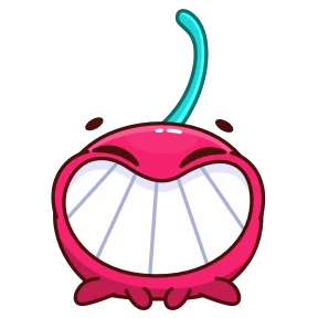 Hot Cherry — стикер для MAX