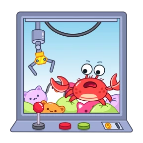 Краб Рэдик — стикер для MAX