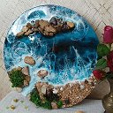 Эпоксидная смола, гипс, свечи