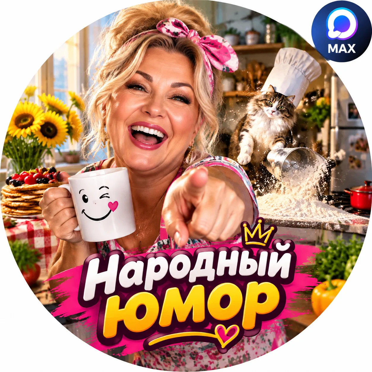 Народный юмор — канал в мессенджере MAX