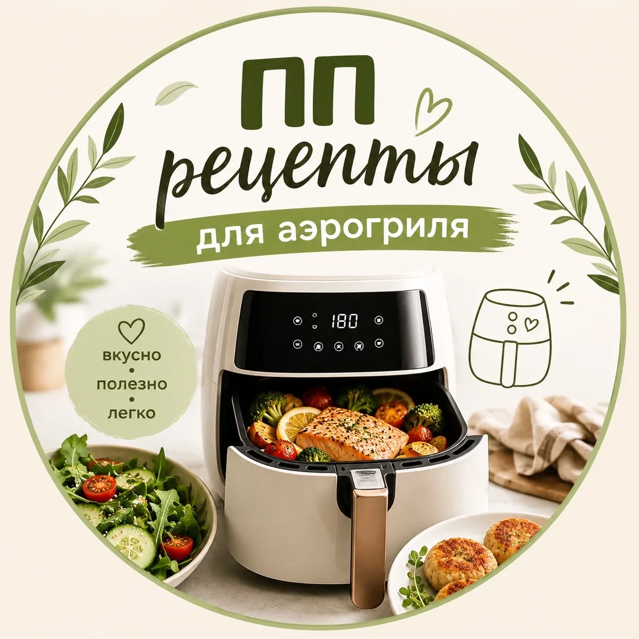 ПП РЕЦЕПТЫ ДЛЯ АЭРОГРИЛЯ — канал в мессенджере MAX