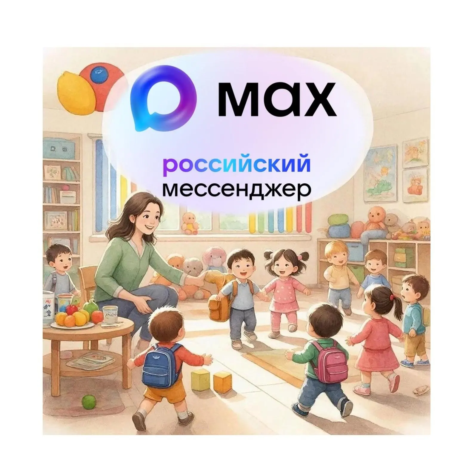 МАУ БО ДО детский сад "Малышок" — канал в мессенджере MAX