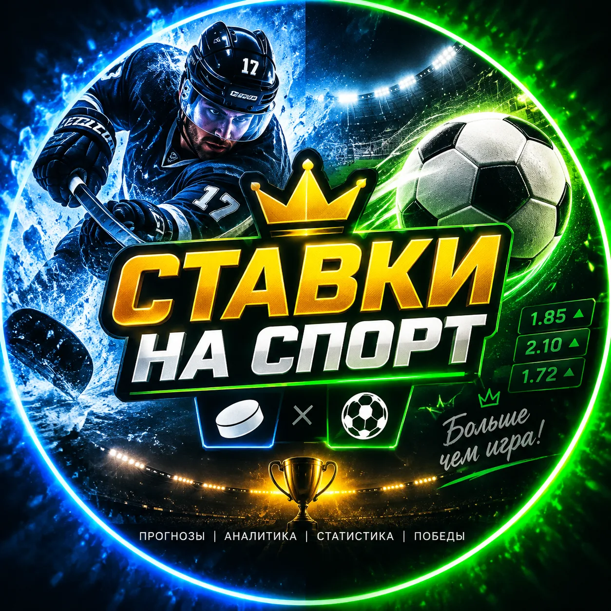 СТАВКИ НА СПОРТ — канал в мессенджере MAX