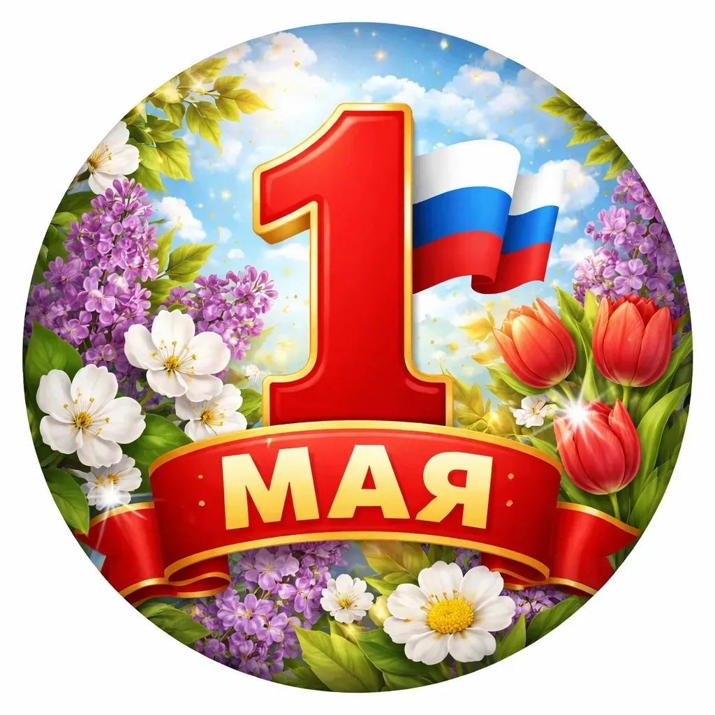 Открытки С 1 мая С первым мая Первомай