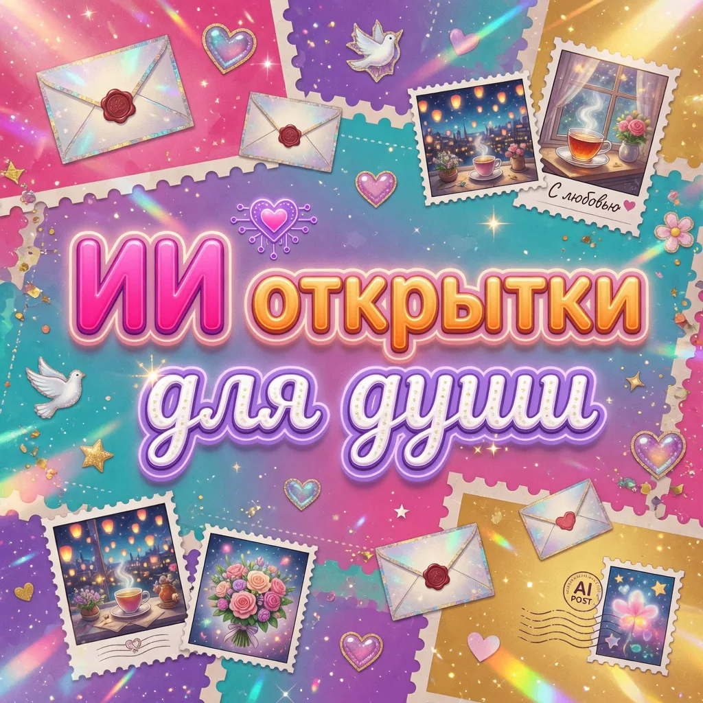 ИИ открытки для души — канал в мессенджере MAX