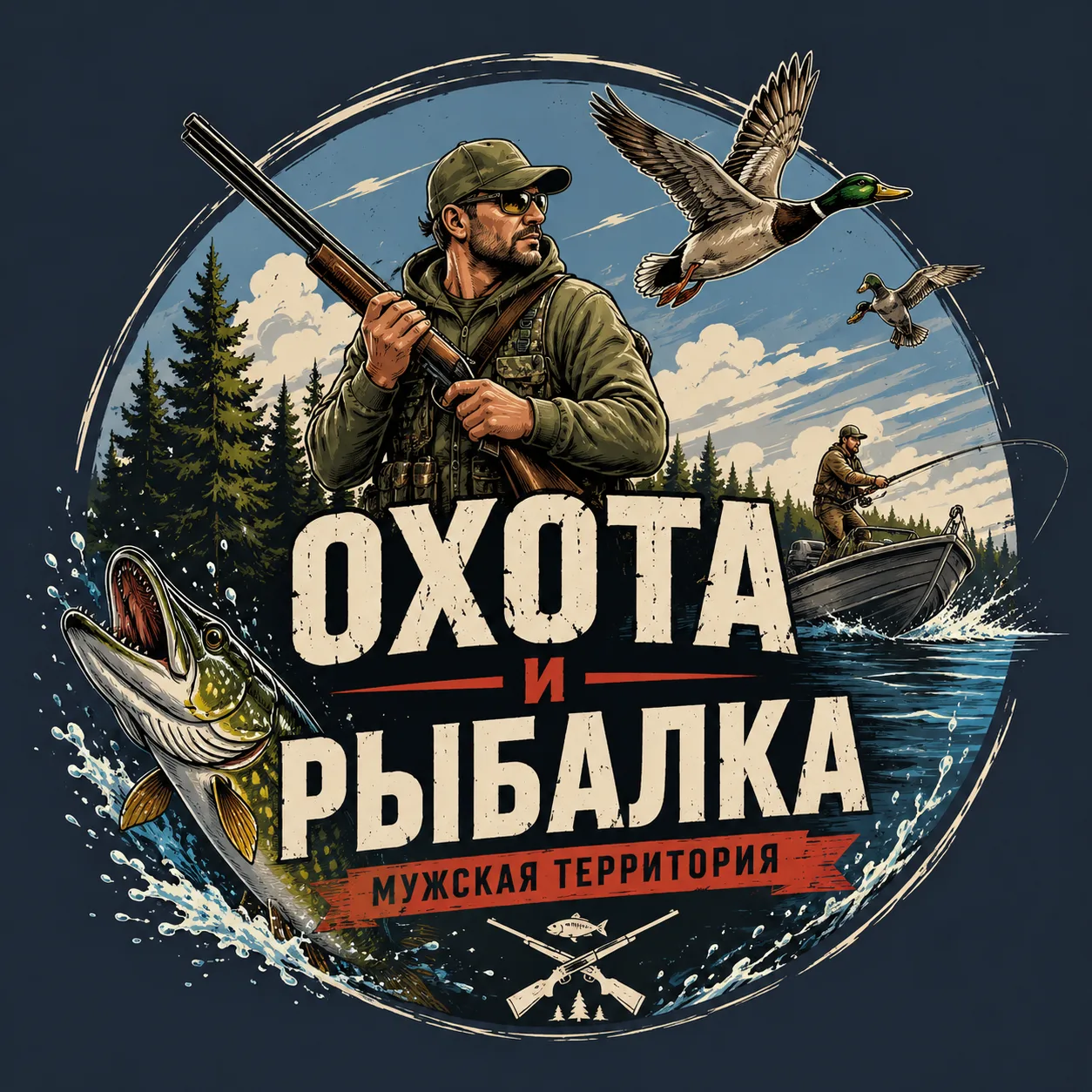 Охота и рыбалка • Мужская территория — канал в мессенджере MAX