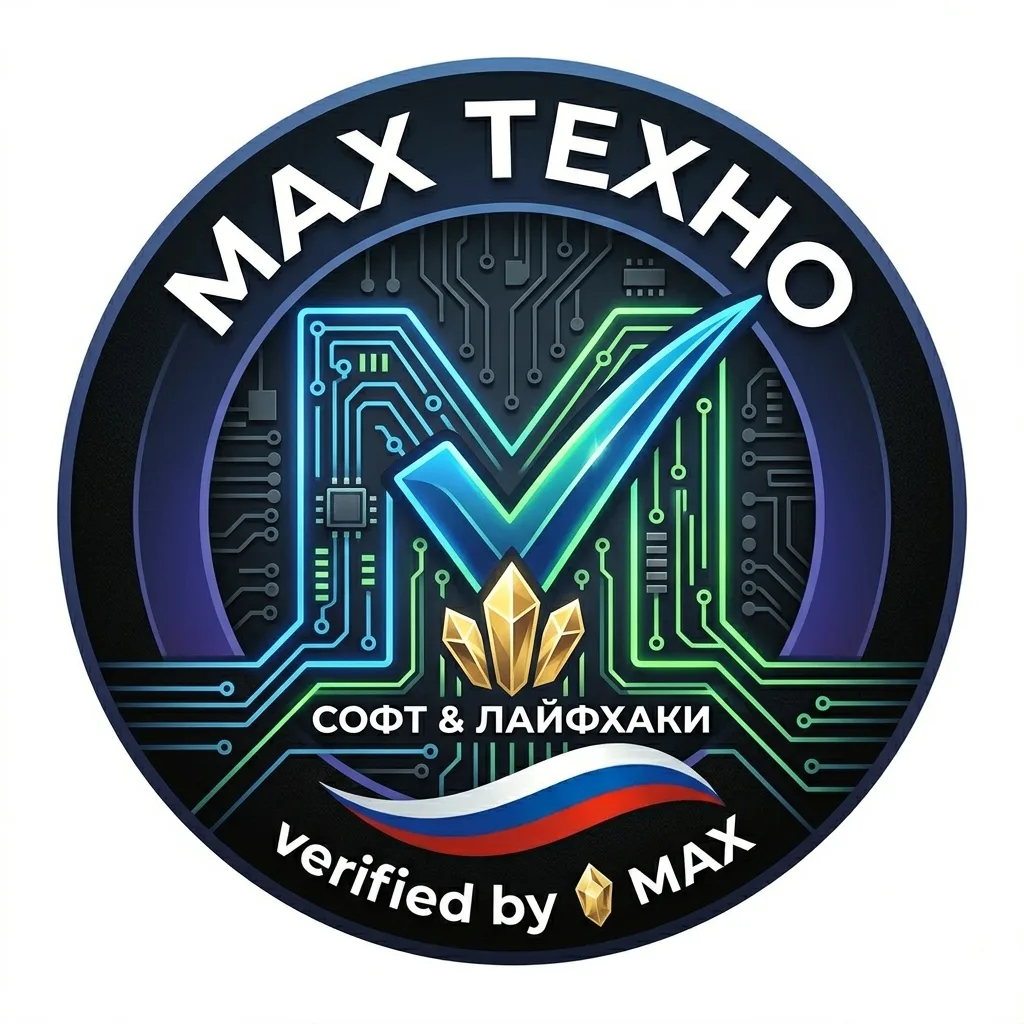 MAX ТЕХНО | Софт & Лайфхаки ⚡ — канал в мессенджере MAX
