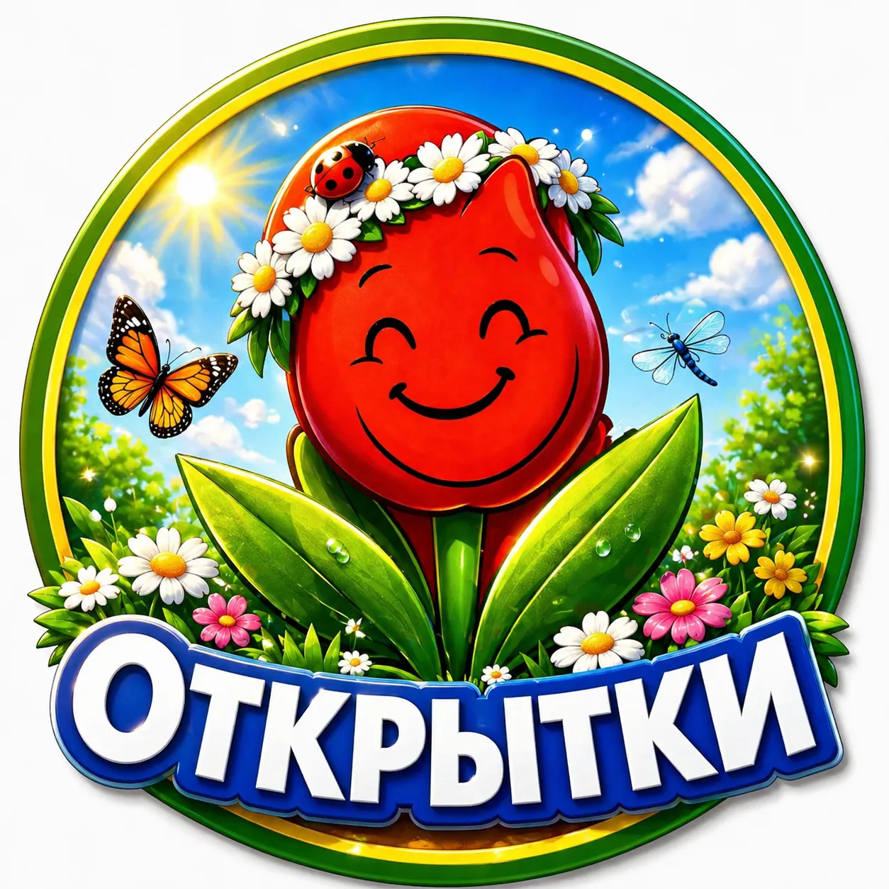 🌷 Открытки — канал в мессенджере MAX