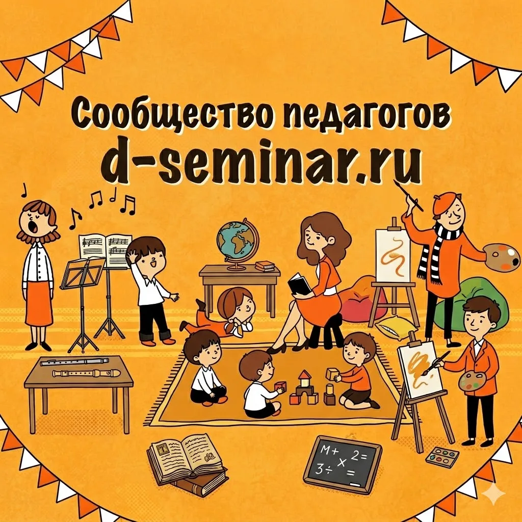 Сообщество педагогов d-seminar.ru — канал в мессенджере MAX