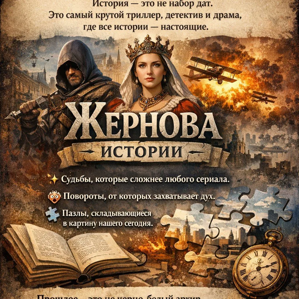 Жернова истории: с древности до наших дней — канал в мессенджере MAX