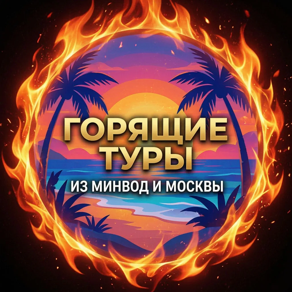Горящие туры из МинВод и Москвы — канал в мессенджере MAX