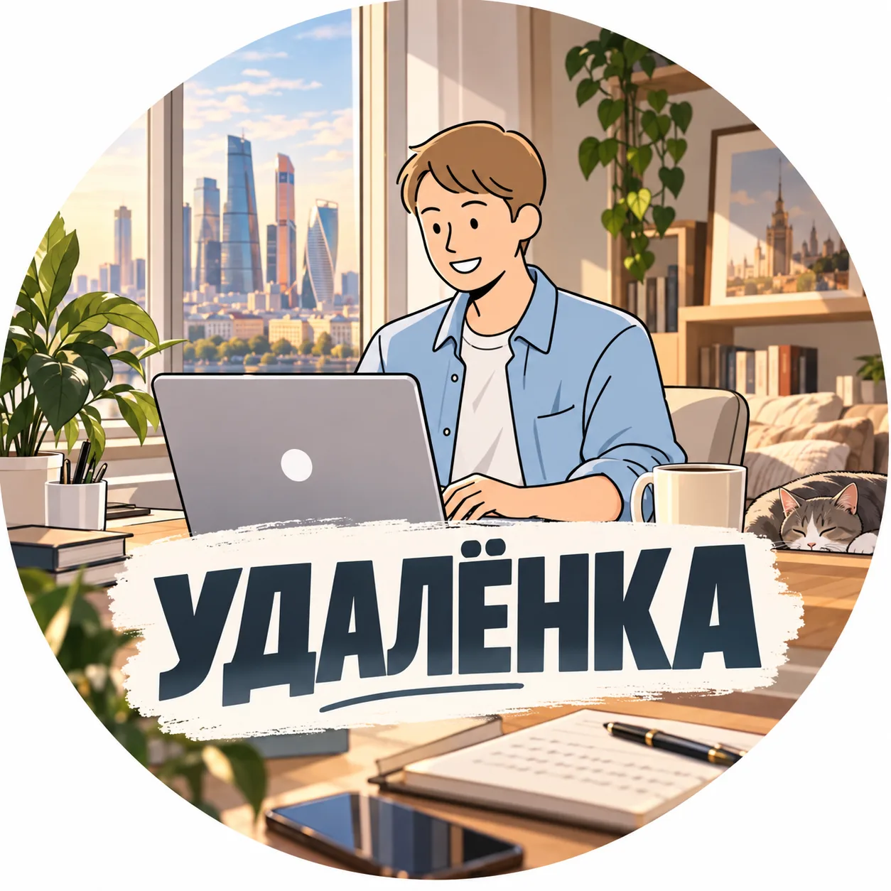Удалёнка — канал в мессенджере MAX