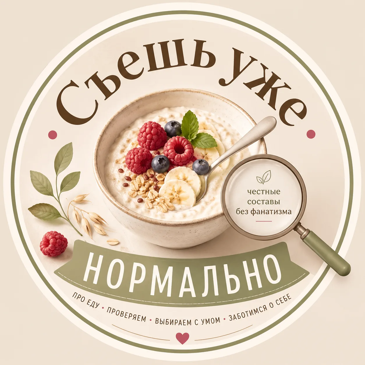 Съешь уже нормально | продукты и БАДы — канал в мессенджере MAX