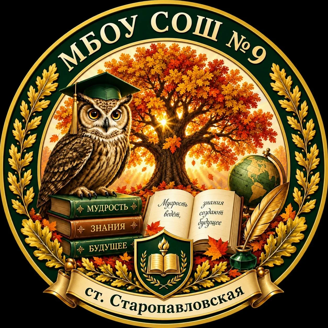МБОУ "СОШ 9" ст-цы Старопавловской — канал в мессенджере MAX