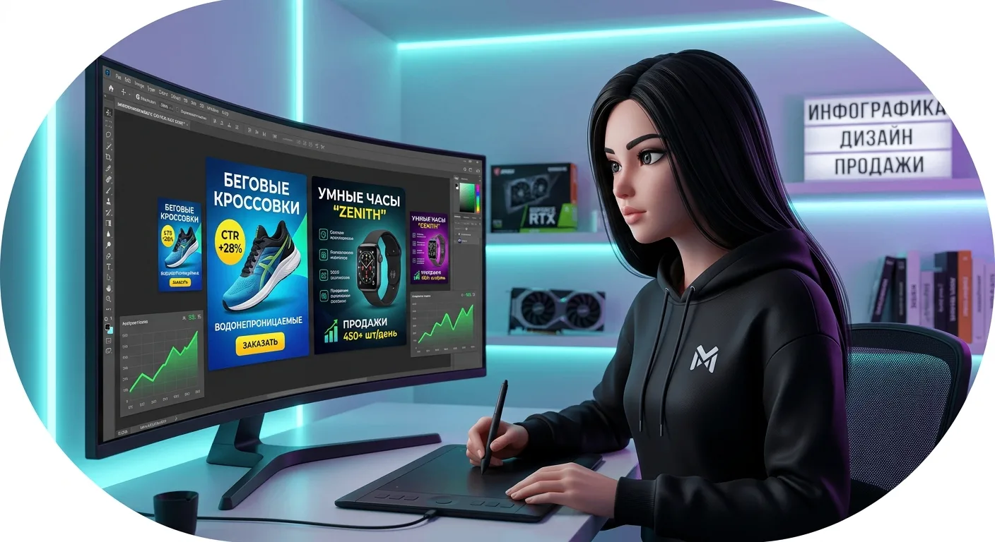 ИНФОГРАФИКА | ДИЗАЙНЕРЫ ДЛЯ МАРКЕТПЛЕЙСОВ 📈