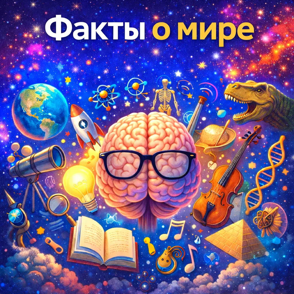 Факты о мире | MAXимум фактов Интересное Познавательное Наука История Удивительное Человек Искусство Музыка Природа Космос Тайны — канал в мессенджере MAX