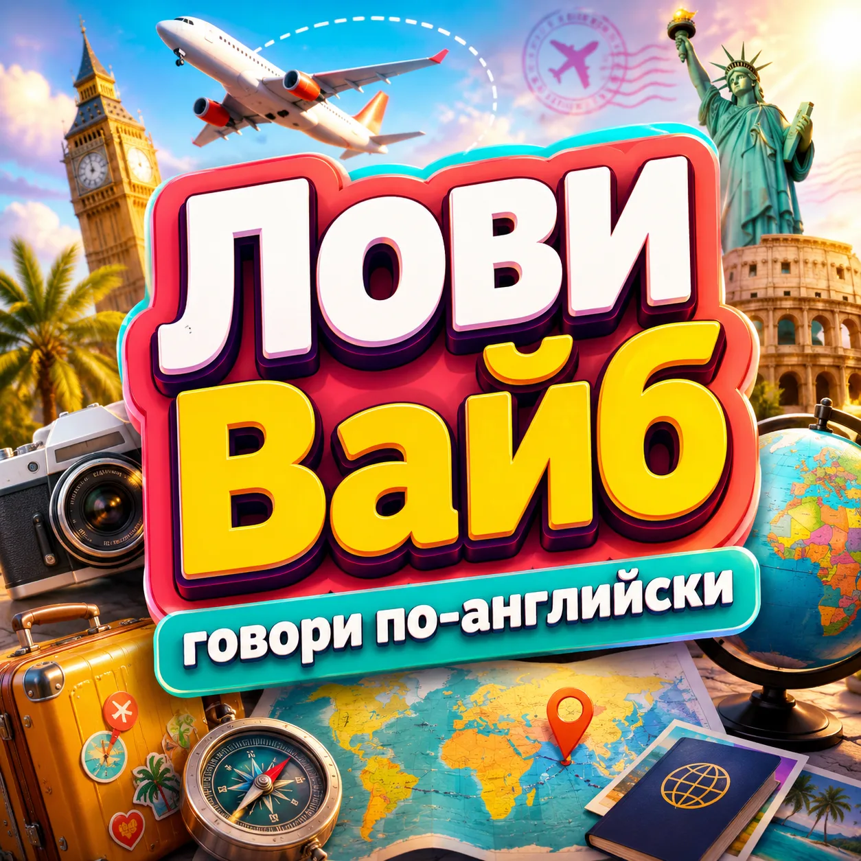 Лови Вайб - говори по-английски