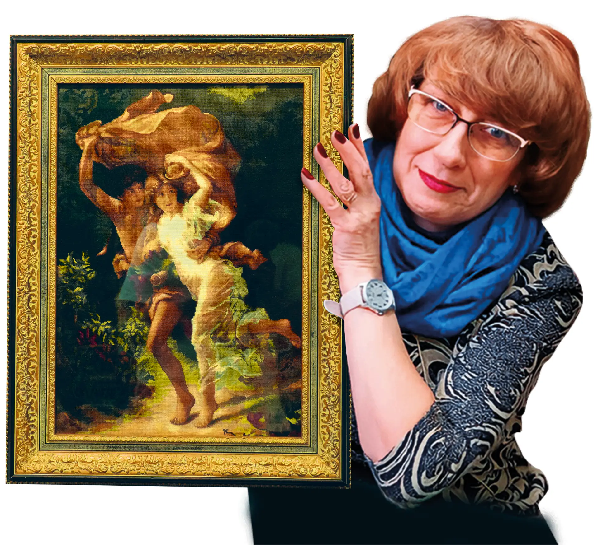 Секреты рукоделия Татьяны Лозовской - Ленбагет багетная мастерская, вышивка крестиком