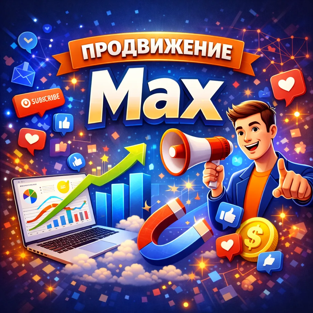 Подписчики в Макс Max Раскрутка