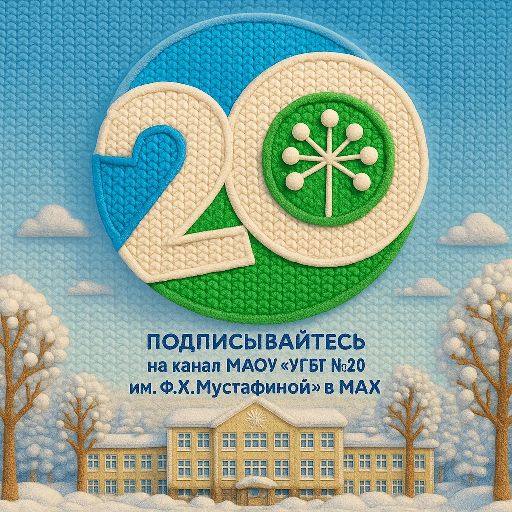 МАОУ «УГБГ 20 им. Ф.Х.Мустафиной» — канал в мессенджере MAX