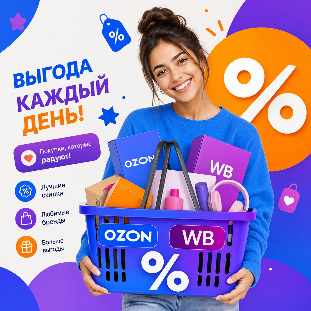 Скидки WB/Ozon/Яндекс Маркет