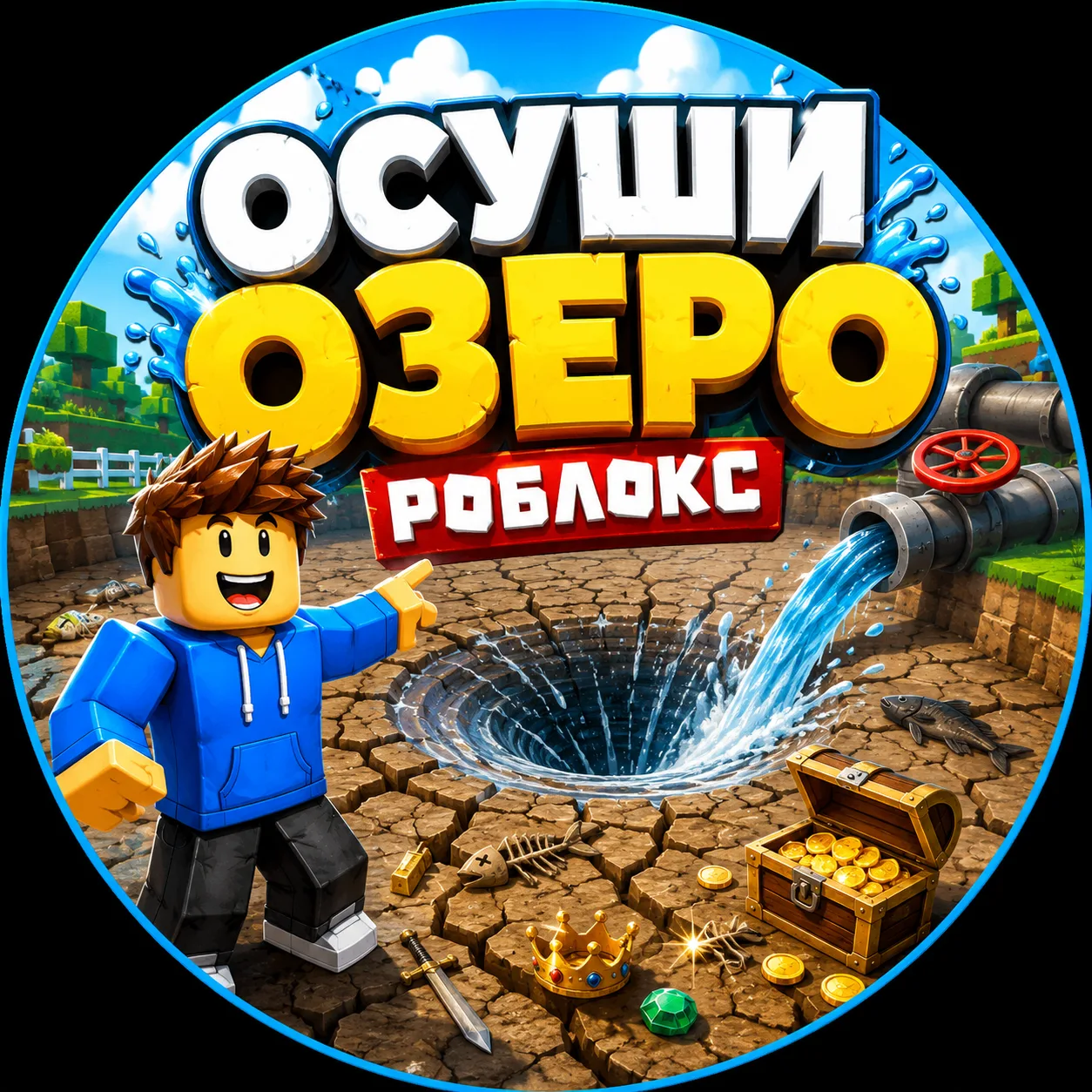 ОСУШИ ОЗЕРО РОБЛОКС — канал в мессенджере MAX