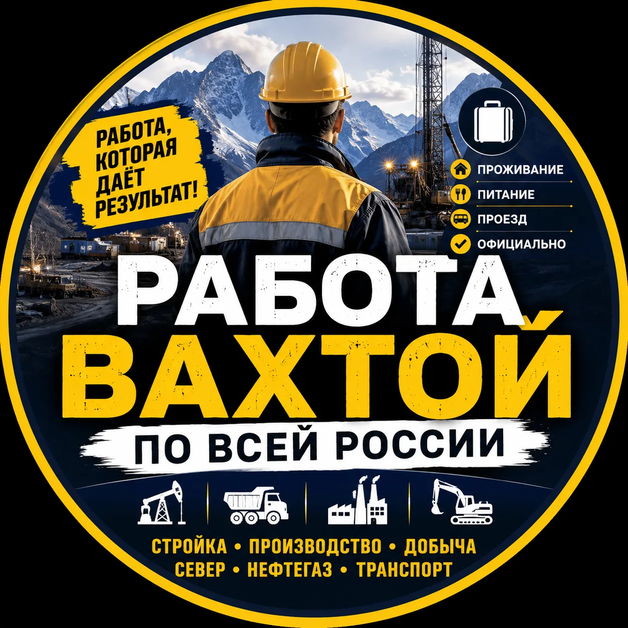💼 РАБОТА ВАХТОЙ | РОССИЯ — канал в мессенджере MAX