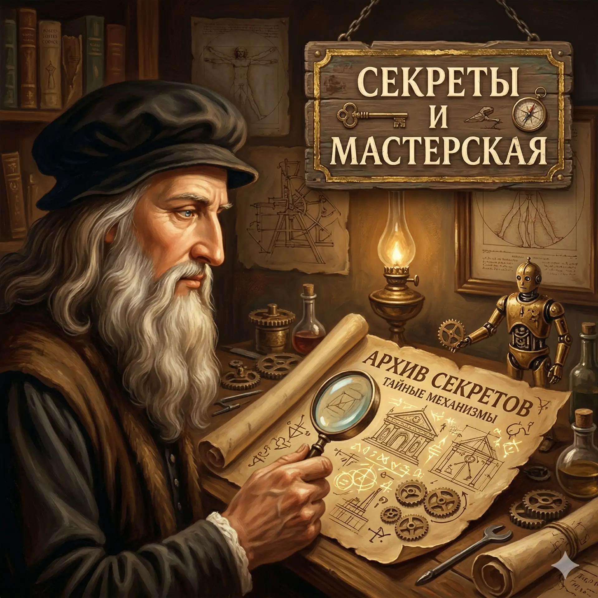 Код ТОП живописи Да Винчи. Оживитель-Арт — канал в мессенджере MAX
