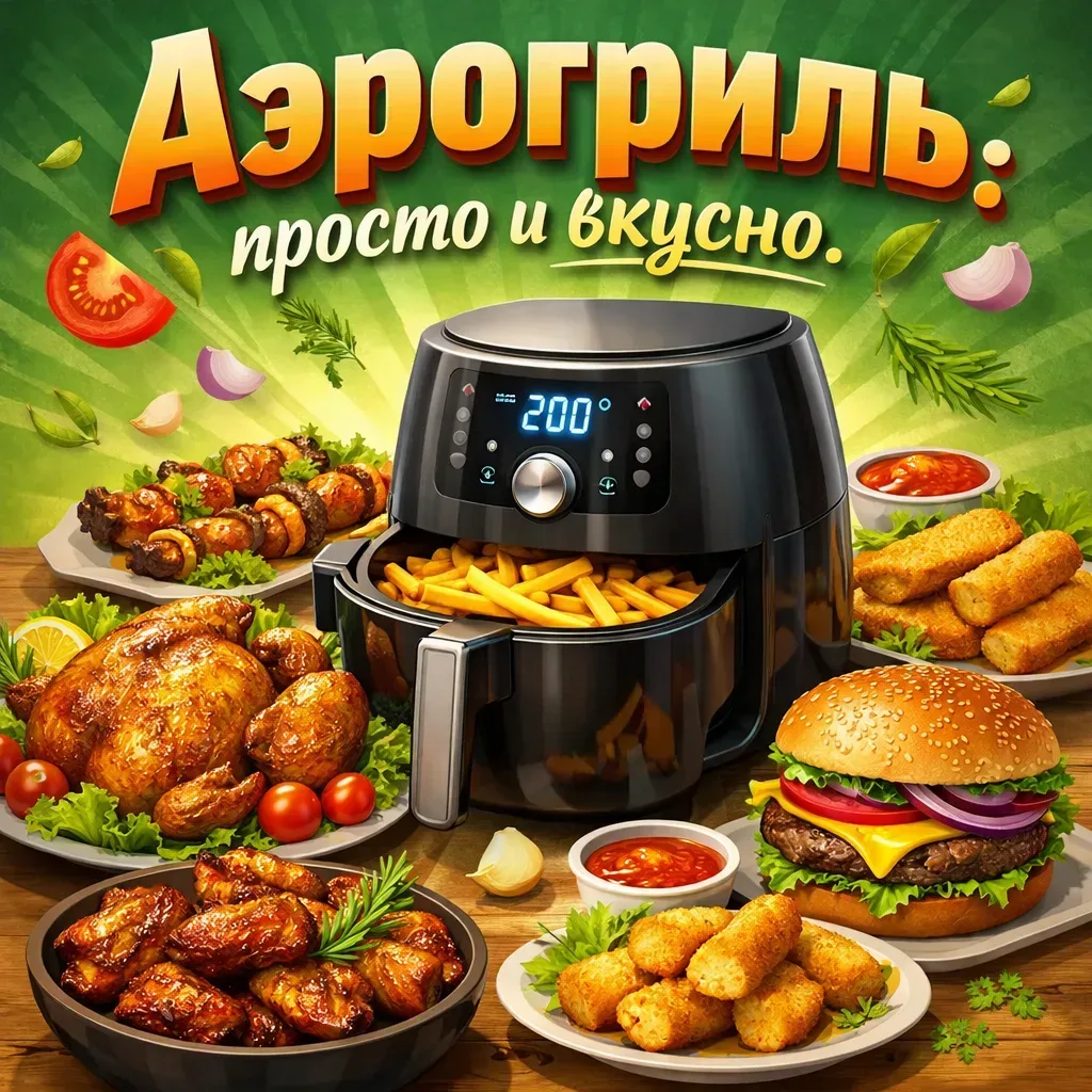 Аэрогриль: просто и вкусно — канал в мессенджере MAX